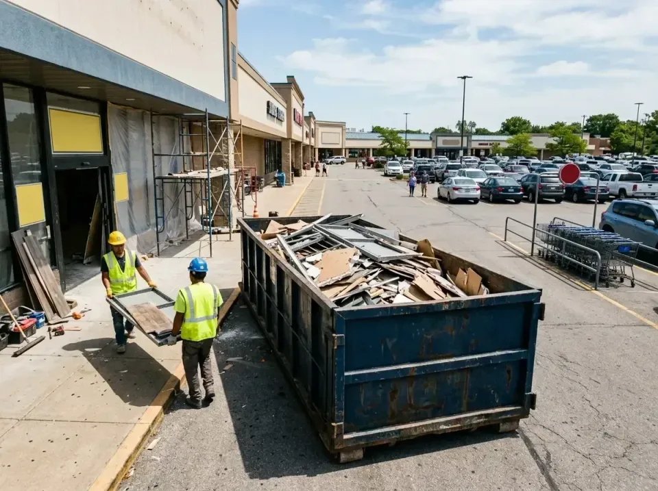 retail-store-renovation-debris-003 — frequently asked questions, Roll-off Dumpster Rentals in Pleasant View, TN